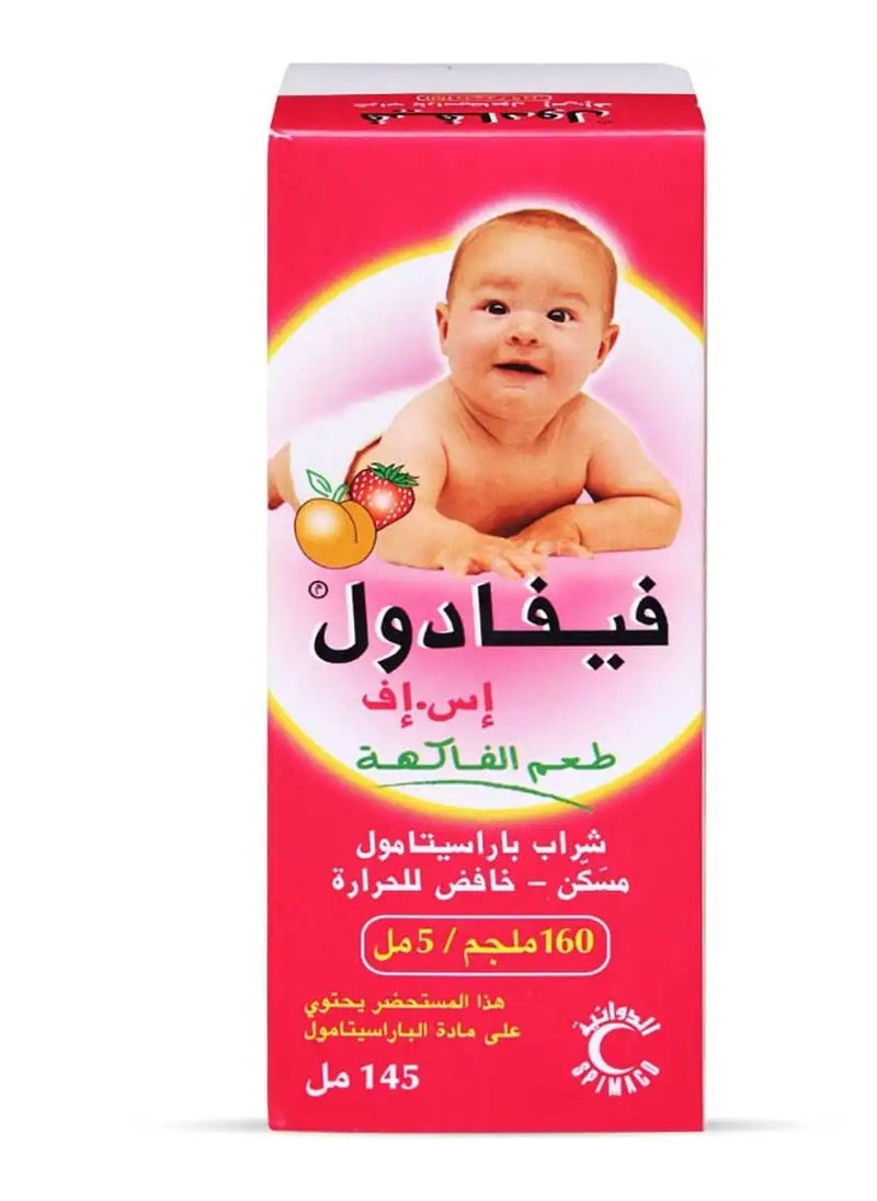 FEVADOL Vivadol S-F Syrup 145 Ml 