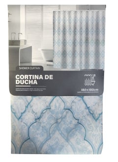 Generic Waterproof Polyester Shower Curtain With 12 Hooks 180*180CM  - Image 3