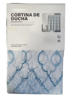 Generic Waterproof Polyester Shower Curtain With 12 Hooks 180*180CM  - Image 2