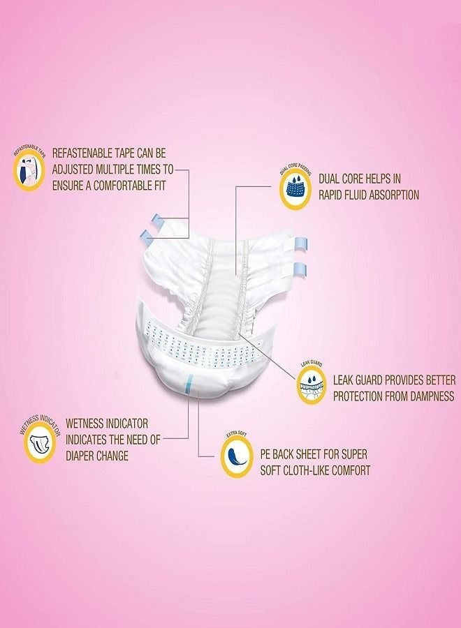 جيجلز 30 قطعة حفاضات للكبار مقاس كبير 2 عبوة - Image 5