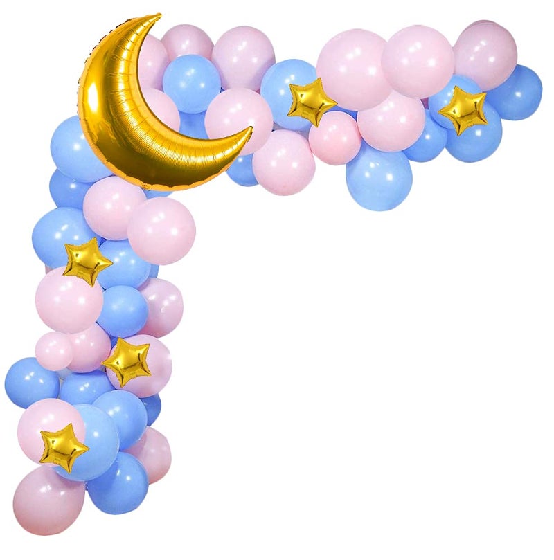 Party Propz Birthday Theme Decoration Balloon Garland Kit - 68 Pcs - Image 1