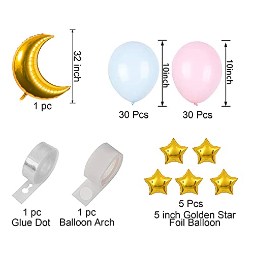 Party Propz Birthday Theme Decoration Balloon Garland Kit - 68 Pcs - Image 2