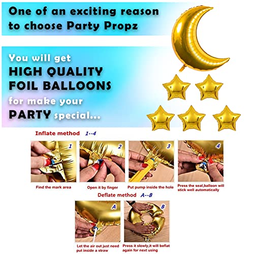 Party Propz Birthday Theme Decoration Balloon Garland Kit - 68 Pcs - Image 4