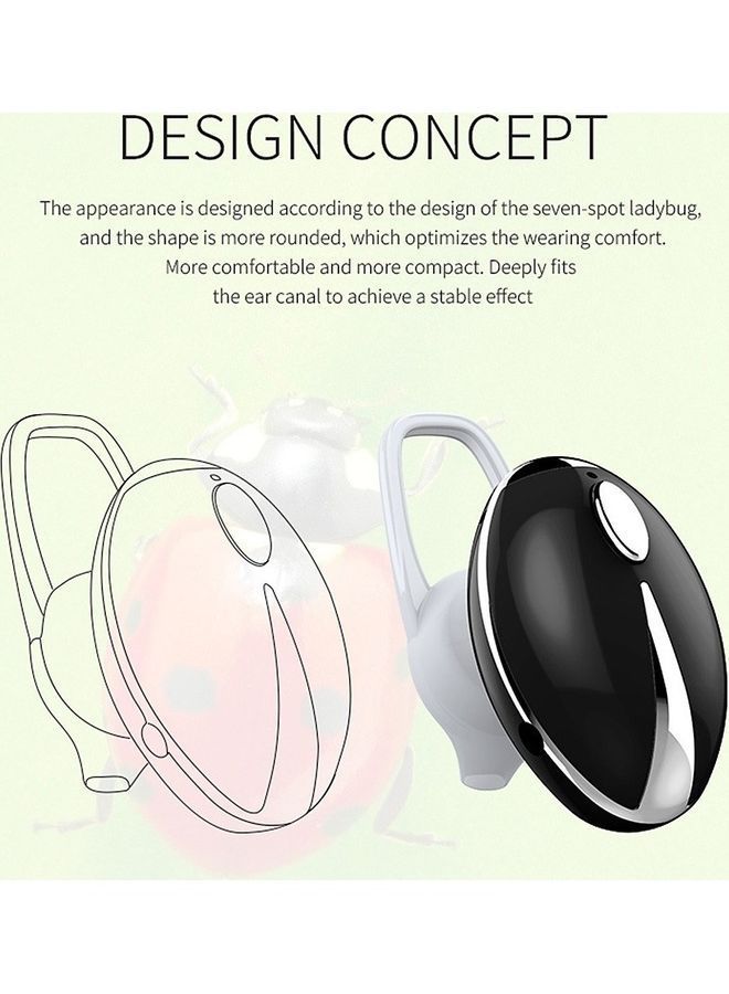 نيبمينينت سماعة رأس رياضية صغيرة محمولة للأعمال أسود - Image 2