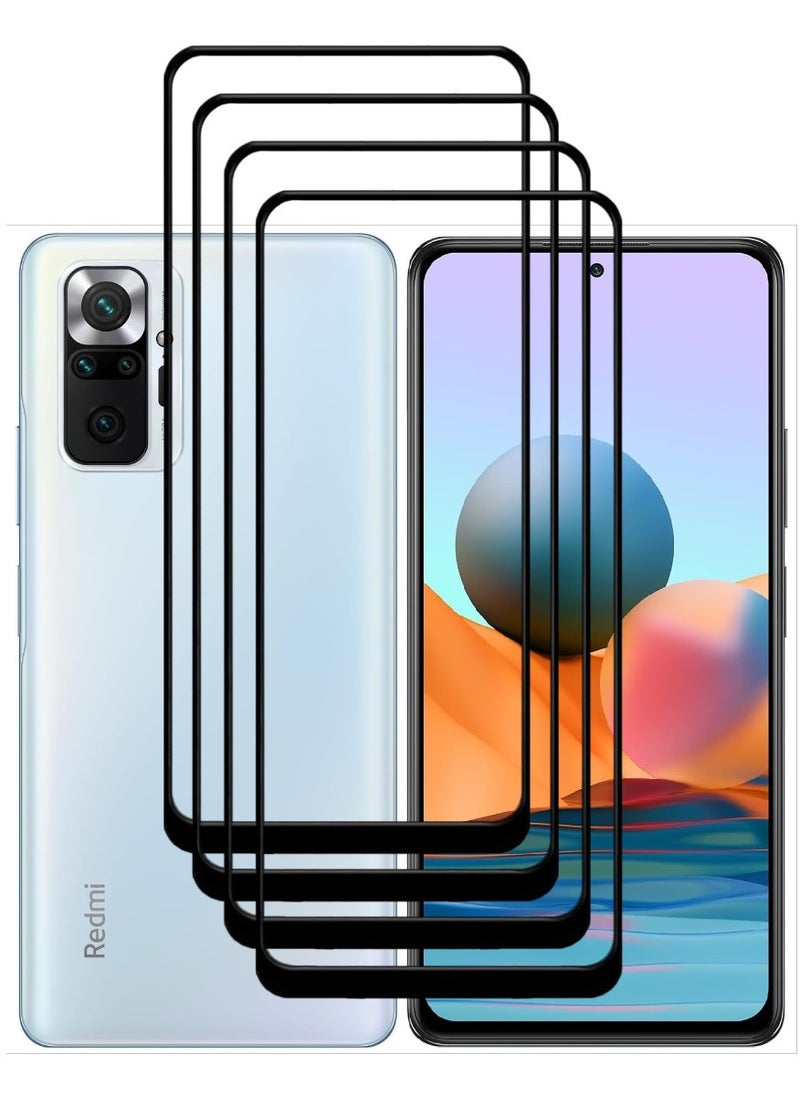 ACLIX 4 Pieces Antistatic ESD Dustproof Premium Quality High Definition Tempered Glass Screen Protector Designed For Xiaomi Redmi Note 10 Pro - Image 1