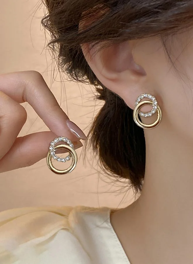 Take Two  Multi-Turn Round Earrings for Women | Best Price UAE
