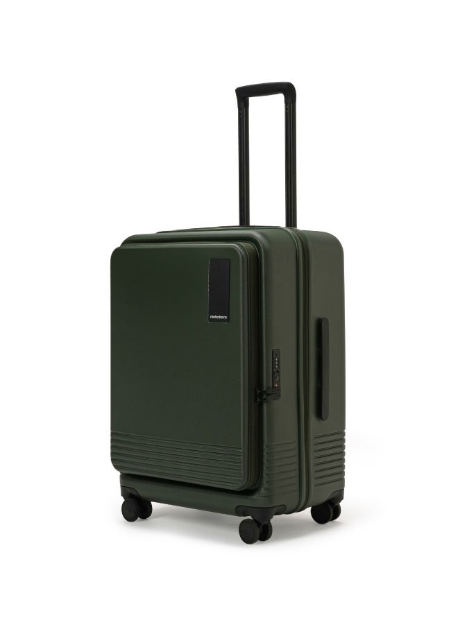 Mokobara MOKOBARA The Access Trunk Check-in Medium Luggage Expandable 8 Hinomoto Wheels TSA Lock Trolley for Travels (Green)  - Image 1
