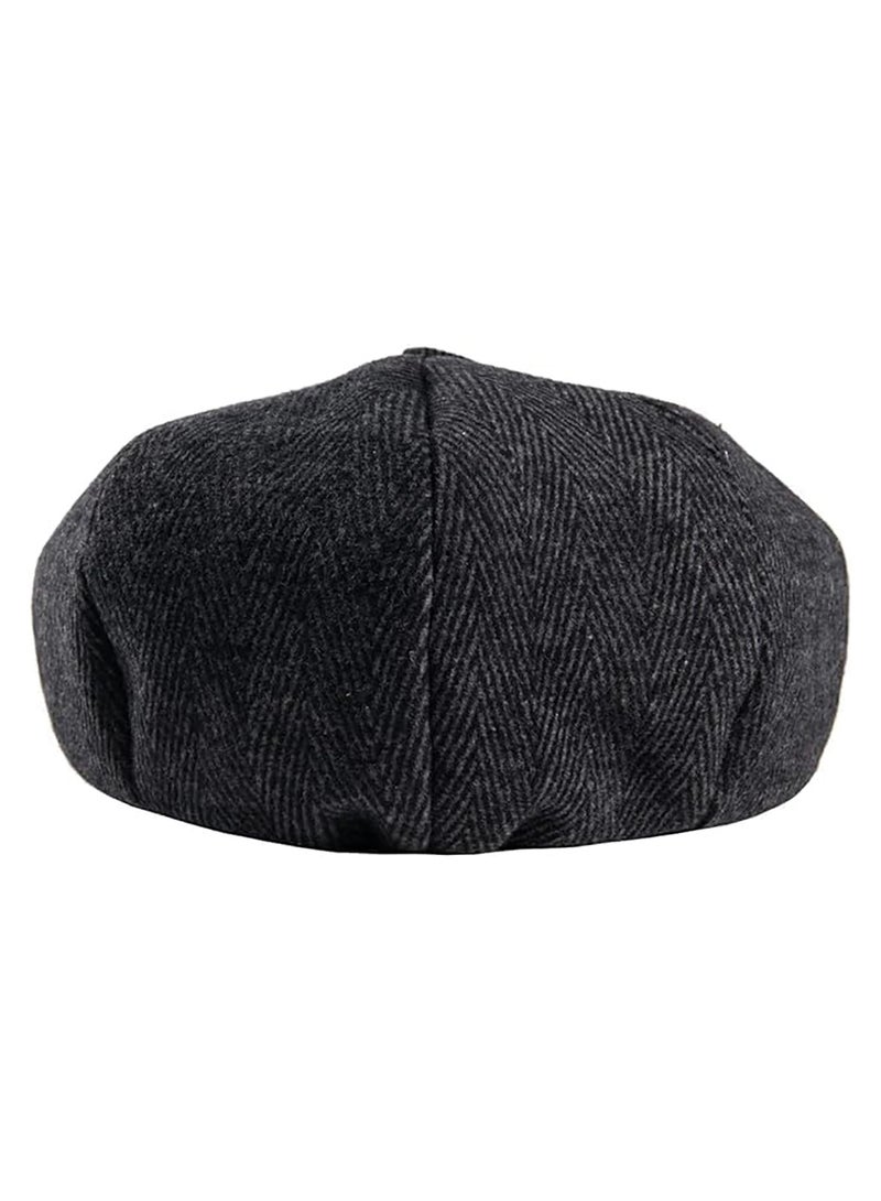 RATSAW Cotton Flat Cap Gatsby Beret Ivy Cabbie Newsboy Hat for Men - Image 3