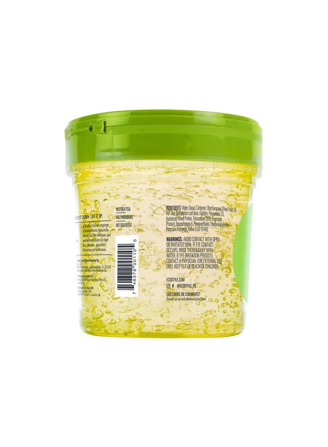 Eco Style Gel Olive Oil Styling - Adds Shine and Tames Split Ends - Delivers Moisture to Scalp - Nourishes And Repairs - Provides Weightless and Superior Hold - Ideal for all Hair - 8 oz - Image 2