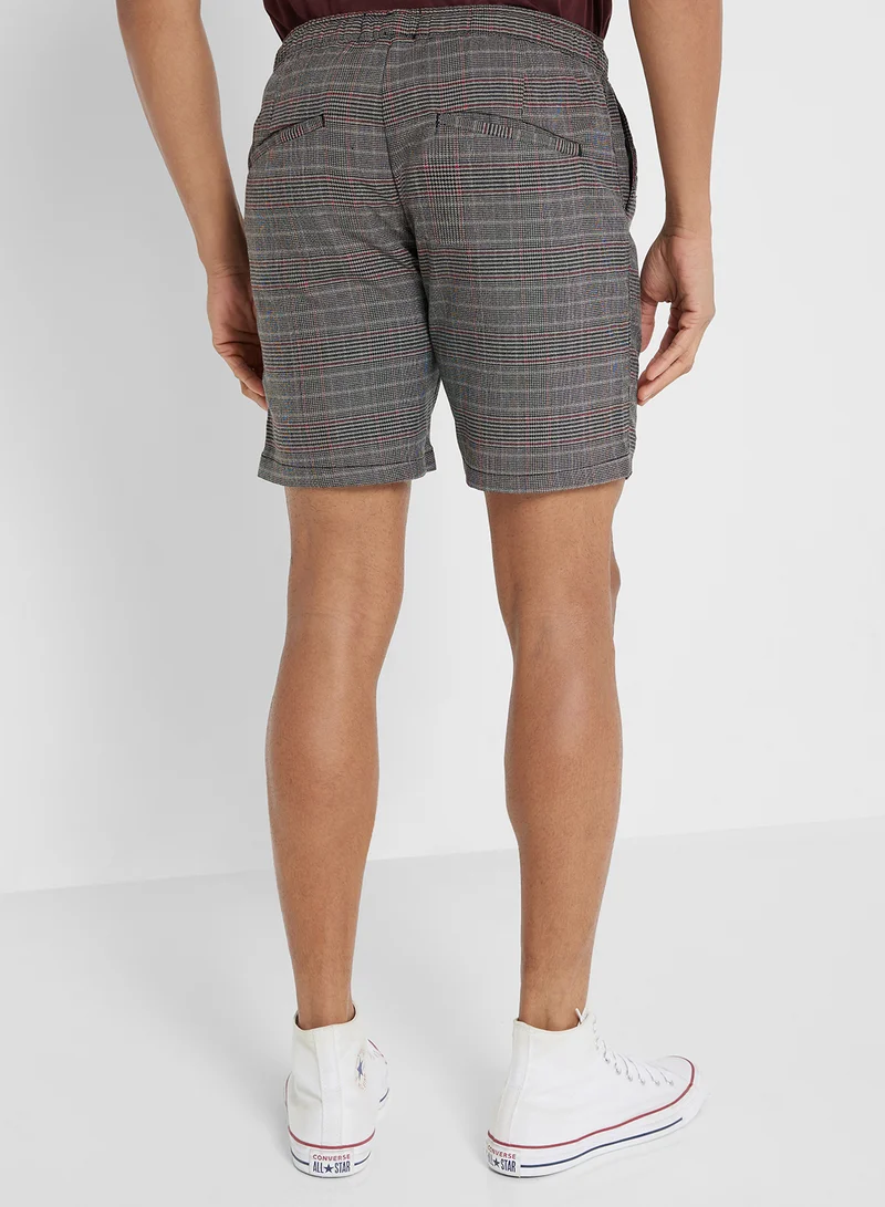 BRAVE SOUL Elasticated Waist Drawcord Button Shorts