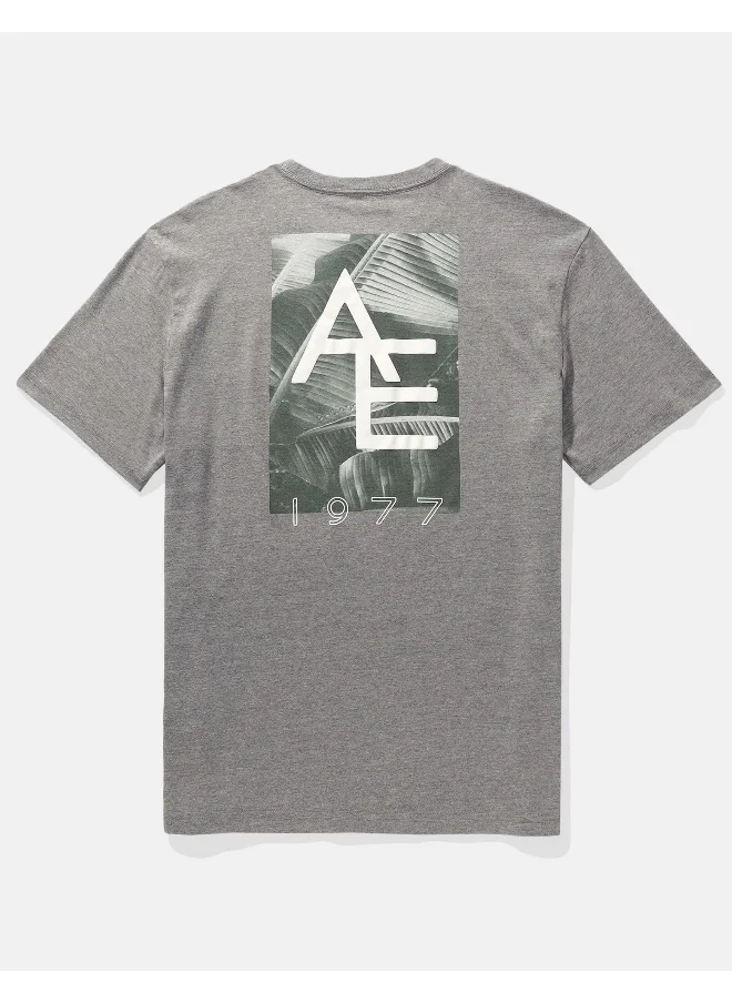 American Eagle Logo Detailed Crew Neck T-Shirt