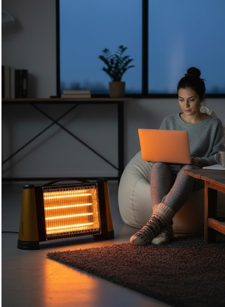 أريون اريون دفاية ماكس برو 1600 واط - تدفئة فورية، موفر للطاقة، مع حماية من الحرارة الزائدة (AR-301Q) - Image 2