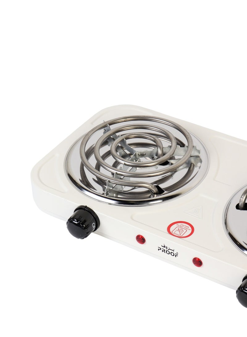 برووف سخان كهربائي شريطي ثنائي من PROOF ستانلس ستيل – قوة 2000 واط - Image 5