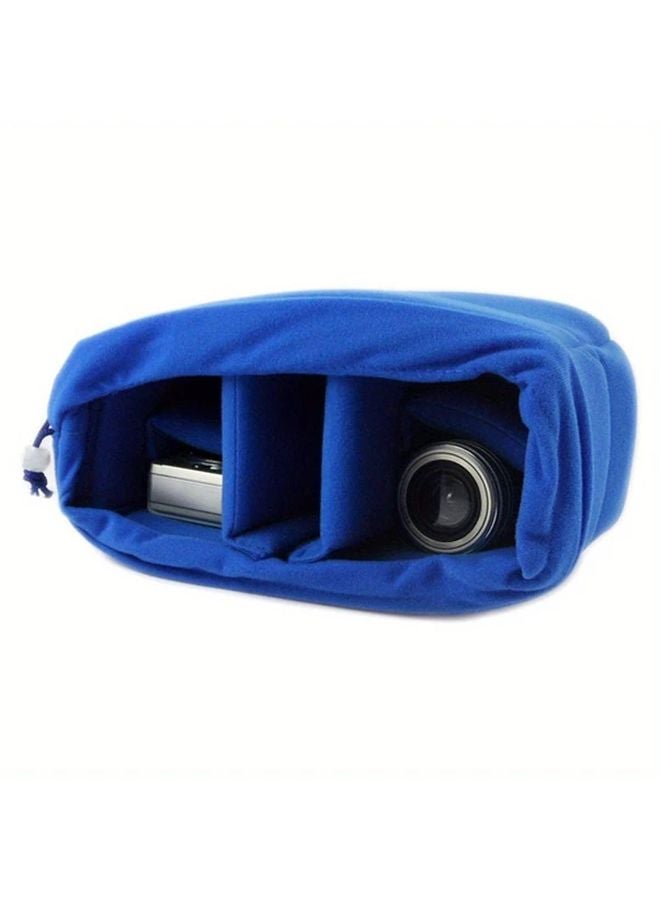 Black Padded Velvet Camera Case Shockproof Lens Protection for Canon Nikon Sony - Image 5