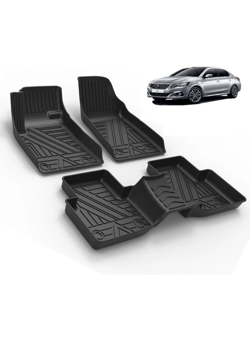 Peugeot 301 premium TPE mats - Image 1