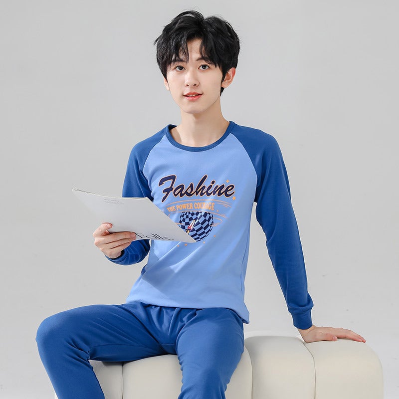 Children'S Thermal Underwear Two-Piece Set Big Children'S Cotton Autumn Clothes Suit For Boys And Girls - Image 2