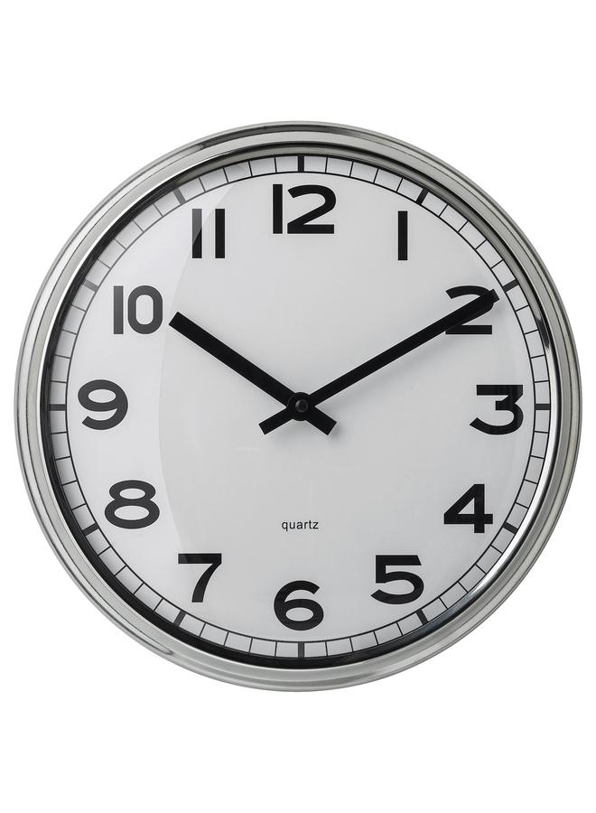 erorex Wall Clock, Stainless Steel, 32 Cm - Image 1