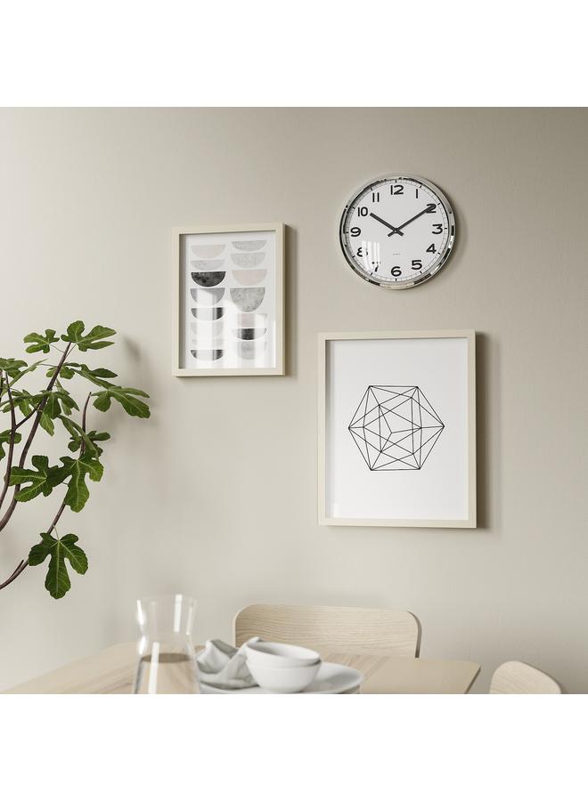 erorex Wall Clock, Stainless Steel, 32 Cm - Image 2