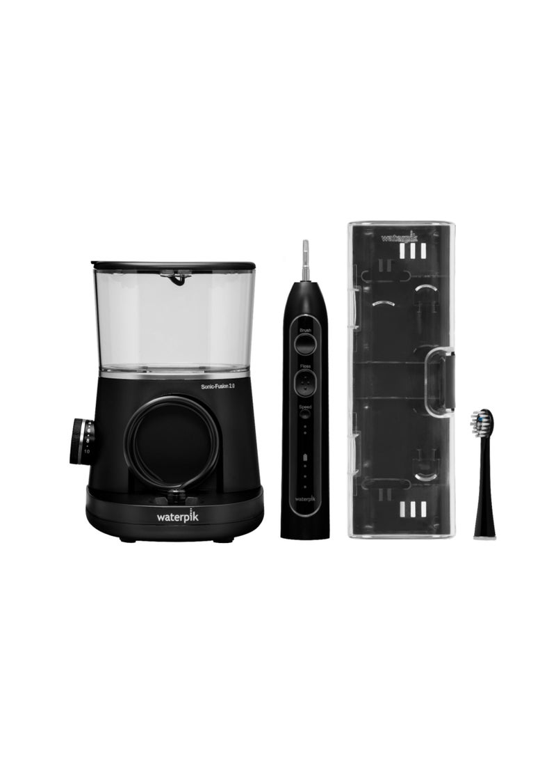 Waterpik - Waterpik Sonic-Fusion 2.0 Flossing Electric Toothbrush, Black - Image 1