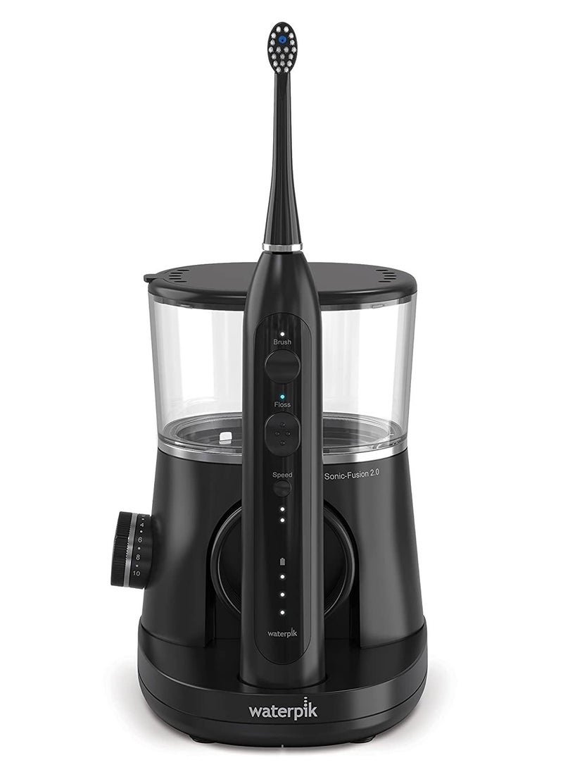 Waterpik - Waterpik Sonic-Fusion 2.0 Flossing Electric Toothbrush, Black - Image 1