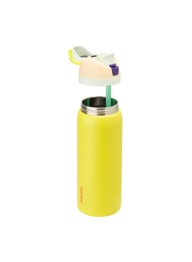 FreeSip 710 Insulated Stainless Steel Water Bottle with Straw.Insulated Water Bottle Keep Cold 24H, Leak-Proof - Image 2