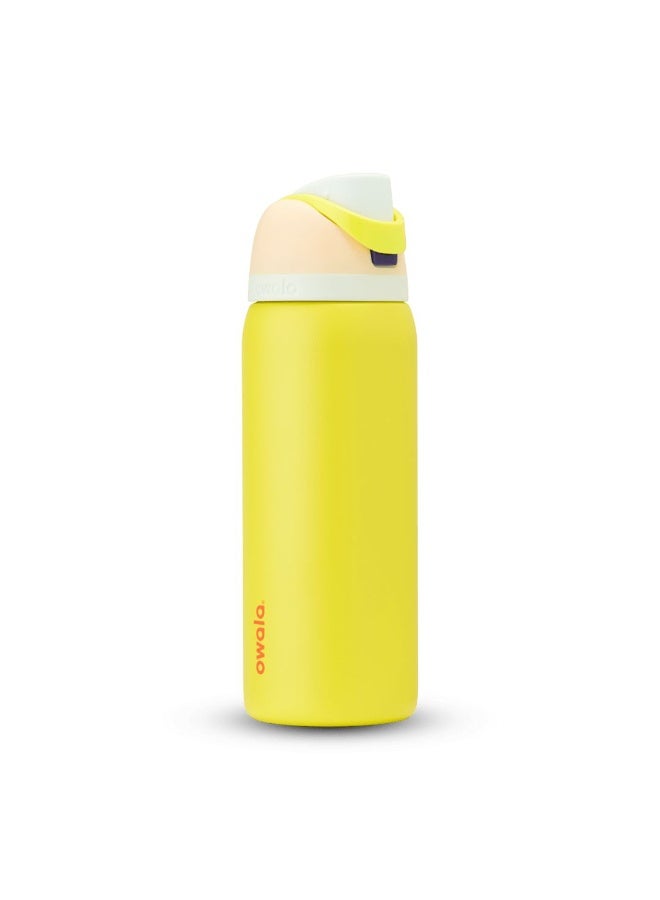 FreeSip 710 Insulated Stainless Steel Water Bottle with Straw.Insulated Water Bottle Keep Cold 24H, Leak-Proof - Image 1