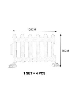 XIANGYU 4pcs Multicolour Fence With Plastic Door Kids Playpen  - Image 3