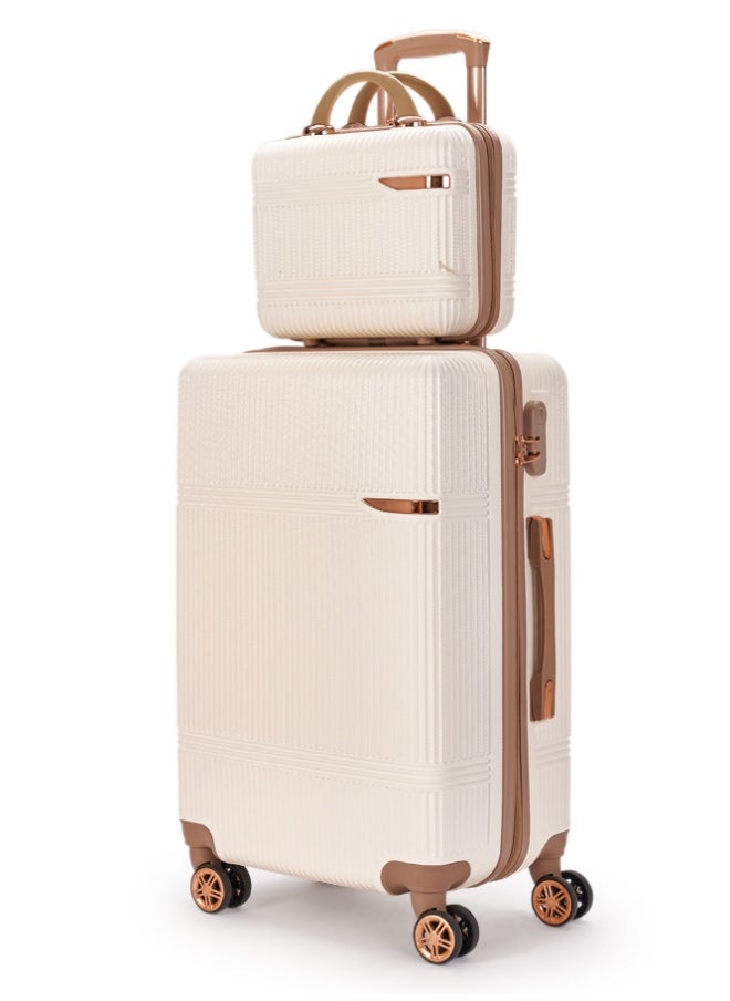LIMRA Travel bags 4-piece luggage set beige/gold  - Image 2