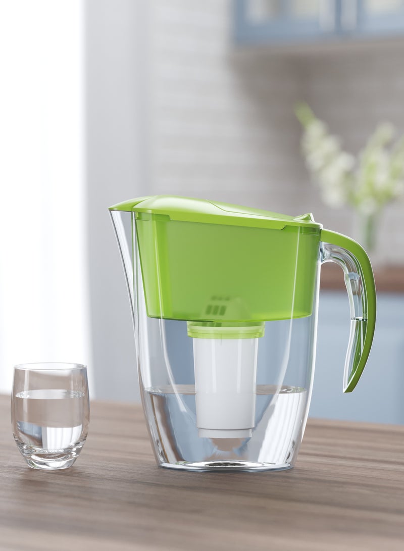 أكوافور إبريق فلتر مياه AQUAPHOR Smile A5 Mg (أخضر فاتح) - Image 3