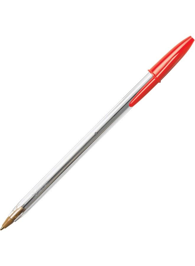Bic Cristal Xtrasmooth Ball Pen 10 Plus 2 Bonus Pack (12 Count) Red Medium Point Ballpoint Pen - Image 4