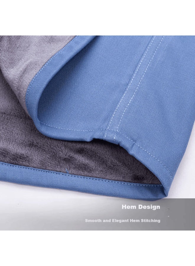 Shanshan Men's Long-sleeve Modal Fleece-lined Thick Warm Dress Shirt, Professional Attire For Autumn And Winter - Image 2