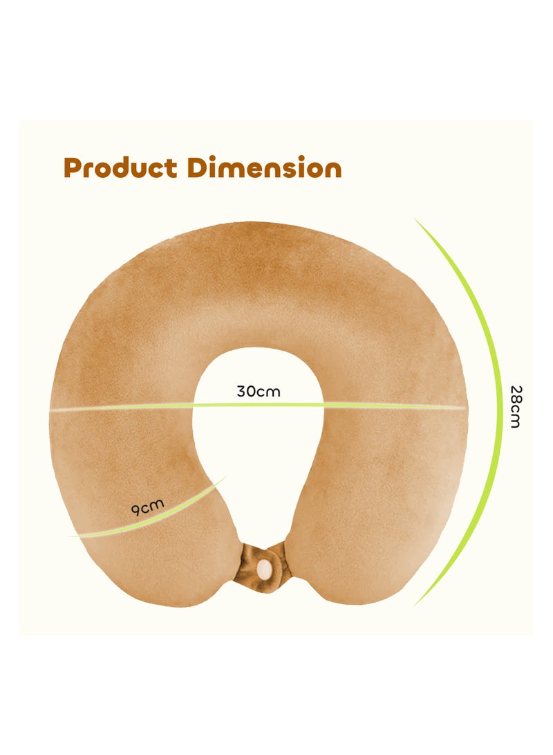 travel Line Travel Line Comfortable Neck Pillow, Support Neck & Head Luxury, Compact & Lightweight Travel Neck Pillow Suitable For Camping, Train, Planes, & Self Driving Cars - Image 2