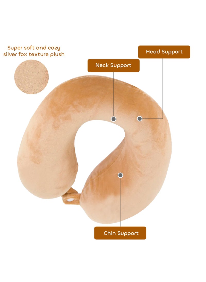 travel Line Travel Line Comfortable Neck Pillow, Support Neck & Head Luxury, Compact & Lightweight Travel Neck Pillow Suitable For Camping, Train, Planes, & Self Driving Cars - Image 5