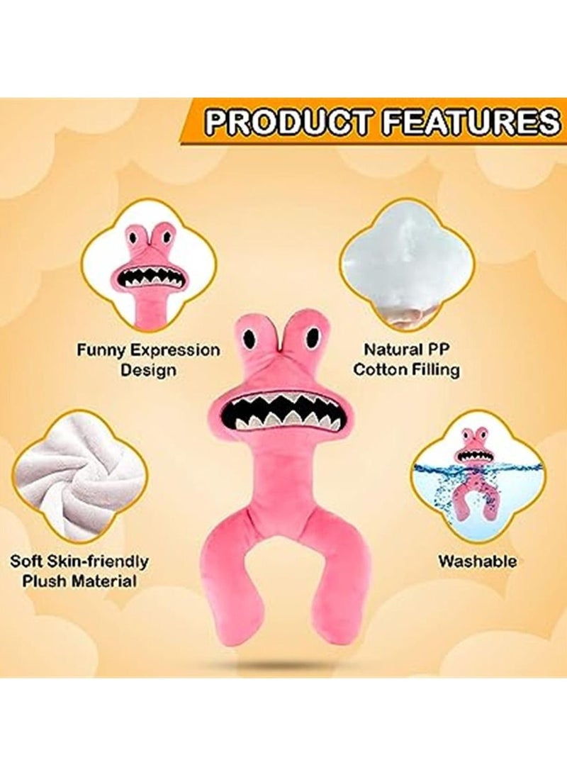 Generic - Rainbow Friends Pink Plush Toy, Rainbow Friends Soft Stuffed Animal Plush Toys, Rainbow Friends Plushies Toys for Fans Kids Adults Birthday - Image 1