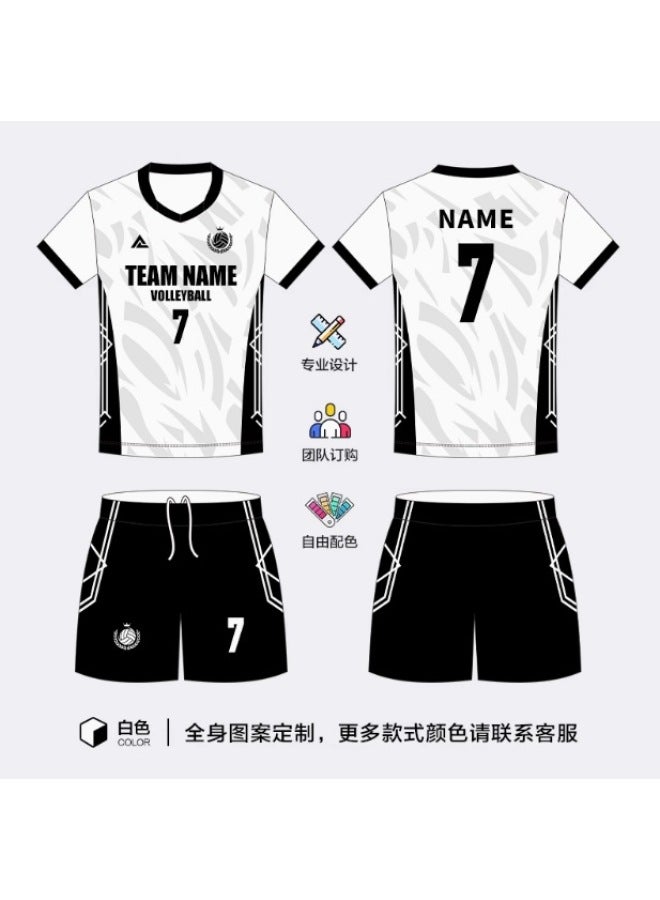Volleyball Uniform Sportswear Suit Women's Quick-drying Breathable Full-body Digital Printing Game Jersey Training Game Team Uniform Printing