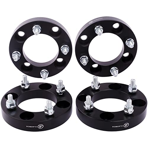 VLAOSCHI Black Forged 4x110 to 4x137 ATV Wheel Adapters 1.25 Inch with 10x1.25 Studs Compatible with Honda Suzuki-Yamaha-Kawasaki 4 Lug for Foreman Rincon Rancher Kodiak Grizzly King Quad - Pack of 4 - Image 1