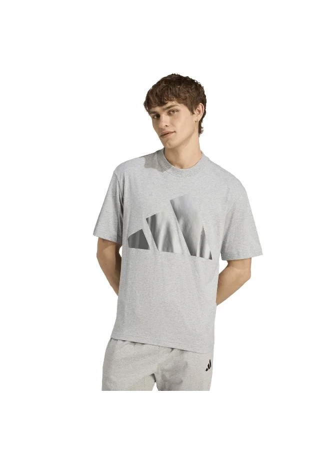 Adidas M Ess Hld T Grey Training T-Shirts For Men XS