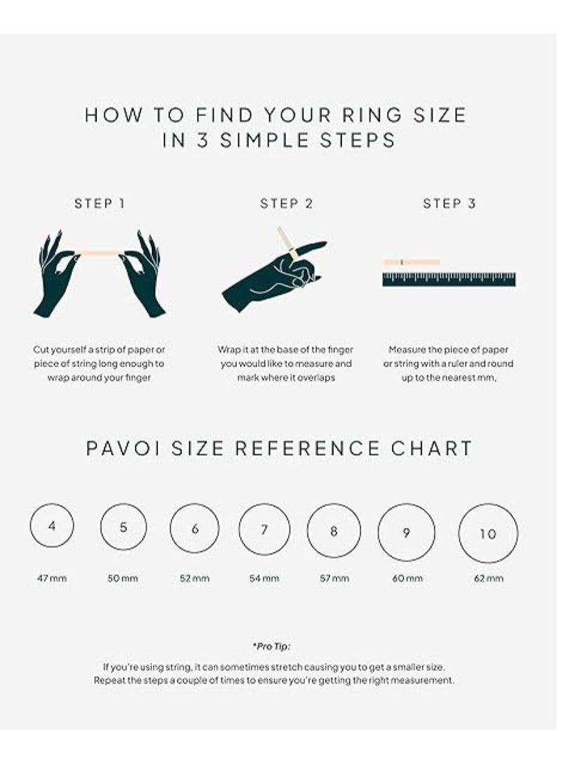 GUDOO 14K Gold Plated Interlocked Stackable Rings for Women - Statement Multi Ring Mixed Metals Stack - Cubic Zirconia Two-Toned Stacking Jewelry - Image 5