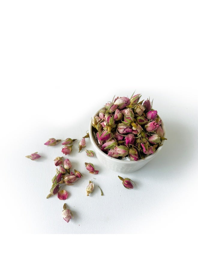 OGOC Premium Dried Red Rose Buds | Natural Whole Rosebuds for Tea, Potpourri, Skincare & Decoration | Rich Floral Aroma - Image 4