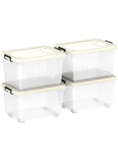 55L Clear Plastic Storage Set of 2 Box with Wheels & Lockable Lid - pzsku/Z1BEDBCAEA49133792A37Z/45/_/1732205078/a05eff66-2773-46bc-8268-643784cc7bef