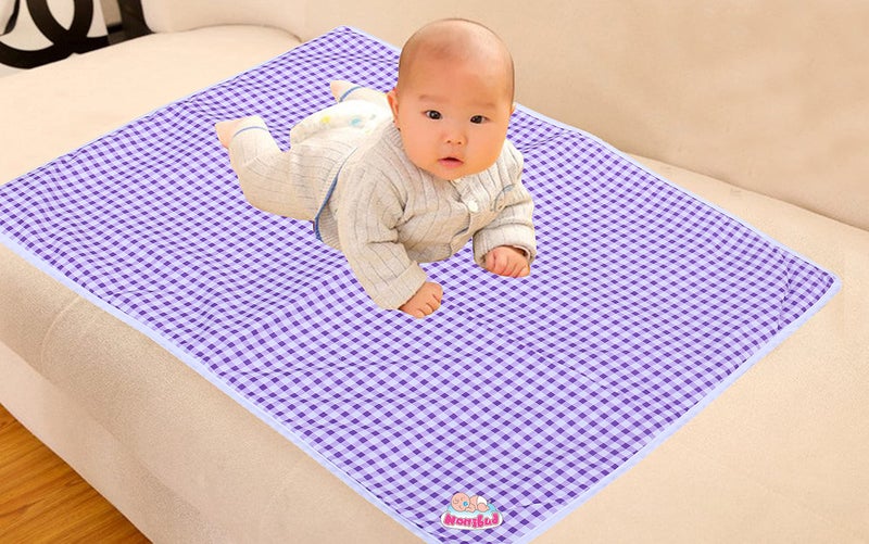 Nonibud Cotton Waterproof Sleeping Mat, Waterproof Foam Cushioned Changing Sheet - Image 5