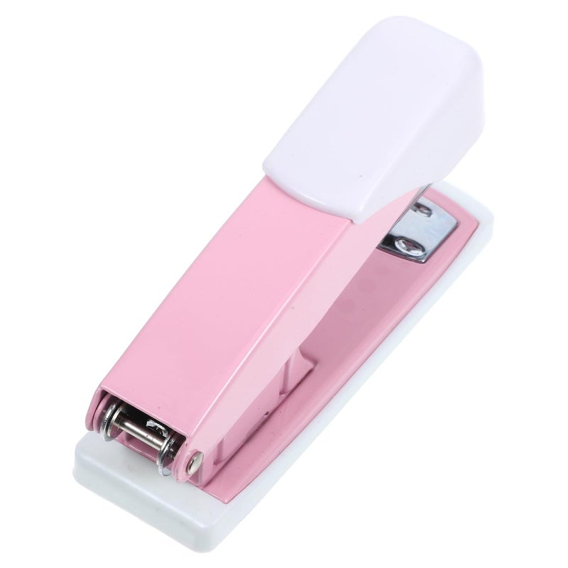 Professional Office Hand Stapler 12 Size Lightweight Plastic Cherry Blossom Pink for Home and Students - Image 2