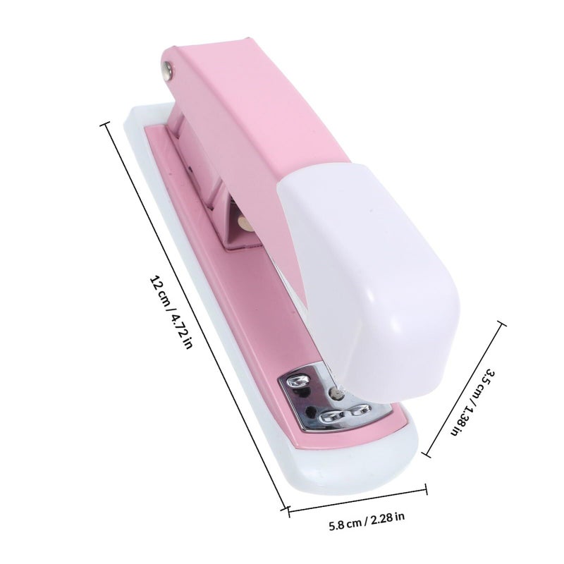 Professional Office Hand Stapler 12 Size Lightweight Plastic Cherry Blossom Pink for Home and Students - Image 3