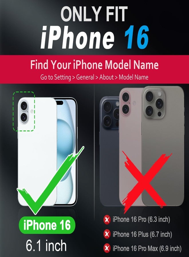 SHIELDON Genuine Leather Case for iPhone 16 6.1", [Anti-Slip][Anti-Scratch][Magnetic Wireless Charging] Shockproof Protective Slim Cover with Metal Buttons Compatible with iPhone 16 - Navy Blue - Image 2