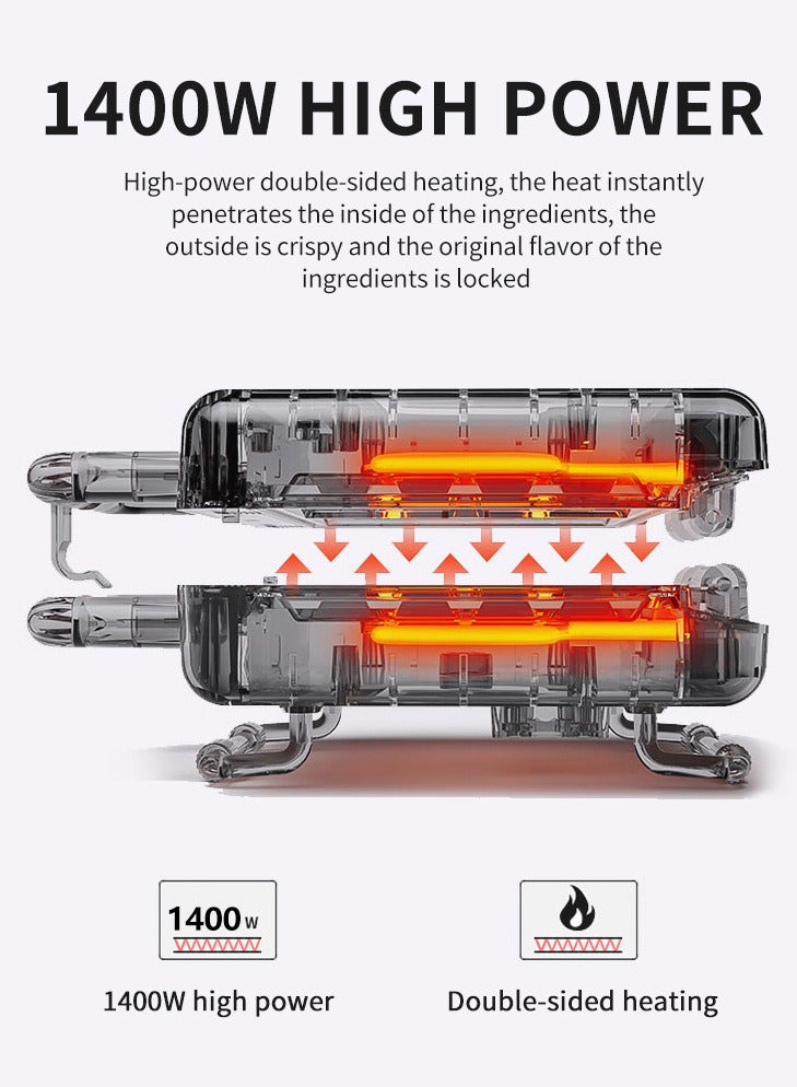 Winning Star Mini Donut Maker Machine for Home, 1400W Double-Sided Heating Makes 16 Doughnuts with Non-Stick Surface for Kid Breakfast, Snacks, Desserts - Image 5