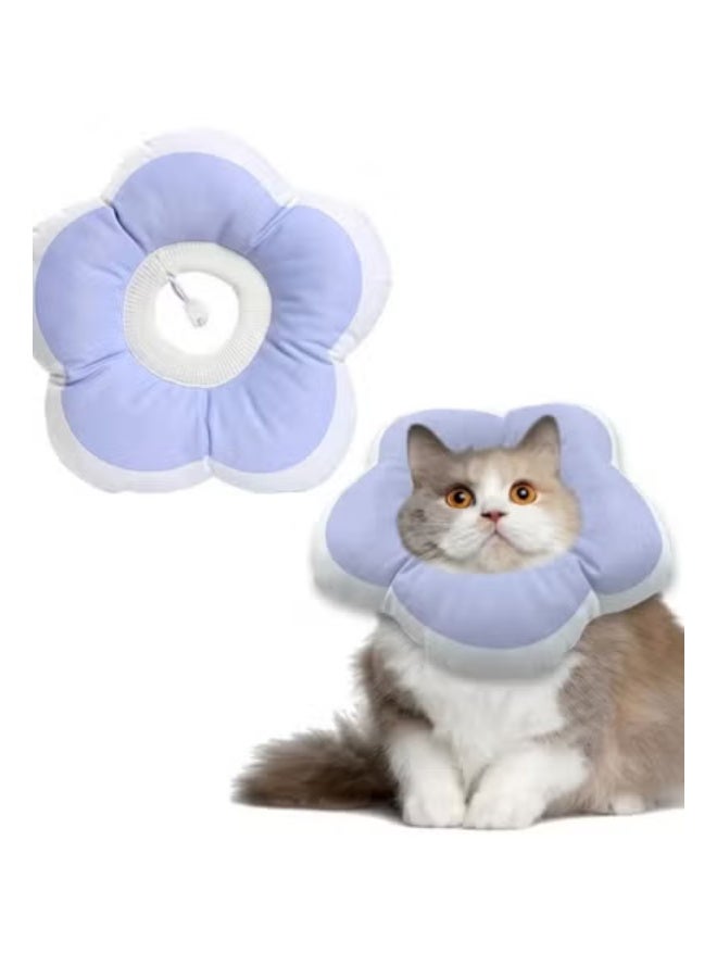 رات سو طوق واقٍ للقطط مقاوم للماء وطوق ناعم لتسريع شفاء جروح القطط بعد العملية جولات إليزابيثية للقطط الصغيرة (متوسط) - Image 1