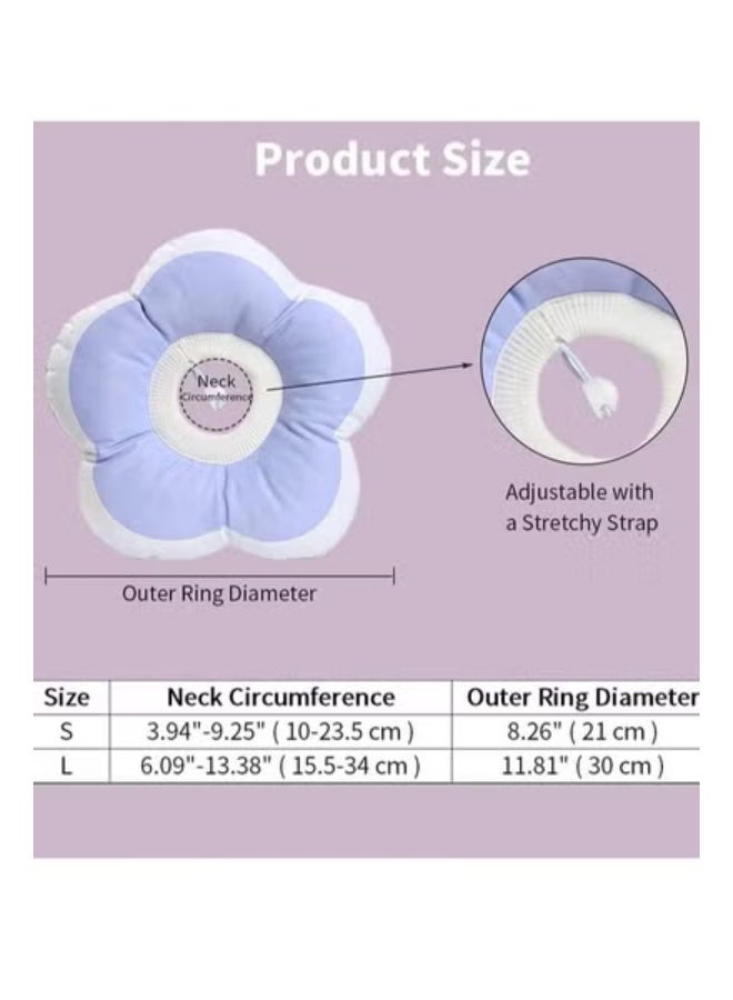 رات سو طوق واقٍ للقطط مقاوم للماء وطوق ناعم لتسريع شفاء جروح القطط بعد العملية جولات إليزابيثية للقطط الصغيرة (متوسط) - Image 5
