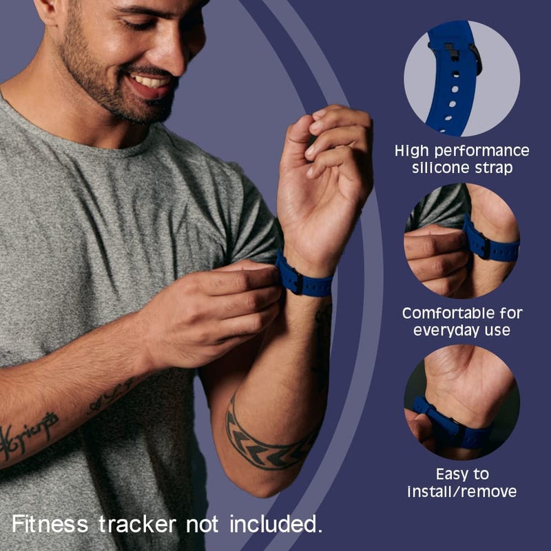 INEFABLE حزام ساعة ذكية INEFABLE 20 مم متوافق مع Amazfit GTS 2 Mini و Bip U/Pro/Lite و GTS/2e و Samsung Galaxy Watch 4/5 وجميع الساعات 20 مم - Image 4