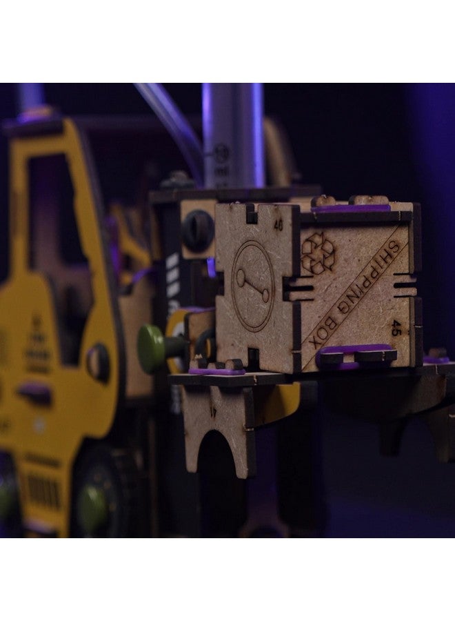 سمارتيفيتي سيارة لعبة رافعة شوكية هيدروليكية من سمارتيفيتي للأطفال من عمر 6 إلى 14 عامًا | مركبة بناء | هدايا أعياد ميلاد للأولاد والبنات | لعبة علوم STEM اصنعها بنفسك للأطفال من عمر 6 إلى 14 عامًا، متعددة الألوان - Image 2