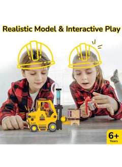 Smartivity Smartivity Hydraulic Forklift Toy Car for Kids 6-8-10-12-14 YearsI Construction Vehicle I Birthday Gifts for Boys & Girls | DIY STEM Science Toy for Kids 6,7,8,9,10,11,12,13,14 Years, Multicolor  - Image 4